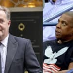 Piers Morgan, Jay-Z, Beyoncé photo collage