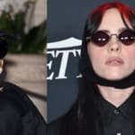 A photo collage of Madonna and Billie Eilish