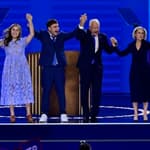 The Walz family celebrates Kamala Harris at DNC