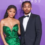 Halle Bailey and DDG at the 55th Annual NAACP Image Awards
