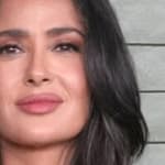 Salma Hayek smiles close up