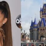 Ariana Grande (left) Magic Kingdom (right)