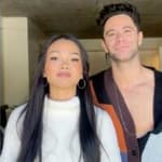 Ezra Sosa (left) Jenn Tran and Sasha Farber (right)