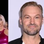Machine Gun Kelly and Megan Fox (left) Brian Austin Green (right)