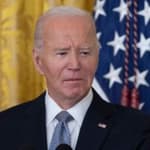 Simone Biles (left) Joe Biden (right)
