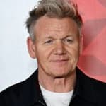 Gordon Ramsay (left) Breakfast dish (right)