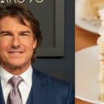 Tom Cruise (left) Coconut cake (right)