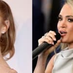 Ariana Grande (left) Carrie Underwood (right)