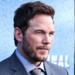 Chris Pratt (left) California wildfires (right)