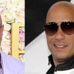 Dwayne Johnson (left) Vin Diesel (right)