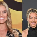 A photo collage of Christiana Haack and ex-husband Tarek-with wife Heather Rae El Moussa