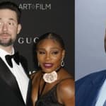 Alexis Ohanian and Serena Williams (left) Jason Whitlock (right)