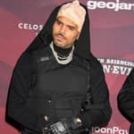 Chris Brown attends Darren Dzienciol's Annual CARN*EVIL Halloween Party
