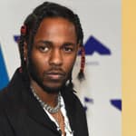 A photo collage of Kendrick Lamar and Rihanna