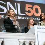 SNL50 Saturday Night Live Cast Rings NYSE Opening Bell and Donald Trump