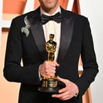 Adrien Brody at the 2025 Oscars