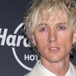 Machine Gun Kelly with blonde hair