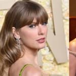 Taylor Swift (left) Benny Blanco and Selena Gomes (right)