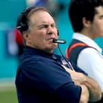 Bill Belichick on NFL field