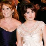 Sarah Ferguson and her daughters at the premiere of "The Young Victoria"