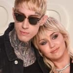 Trace and Miley Cyrus with Katy Perry