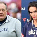 Bill Belichick, Jordon Hudson, photo collage