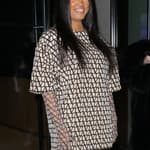 Garcelle Beauvais posing outside of a building before "WWHL" appearance.
