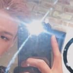 K-pop star Bain takes mirror selfie