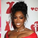 Photo collage of Kenya Moore and Brit Eady.