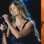 Lana Del Ray (left) Morgan Wallen (right)