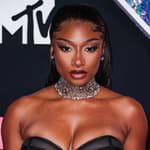 Megan Thee Stallion posing on the red carpet.