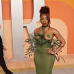 Vanity Fair Oscar Party at Wallis Annenberg Center for the Performing Arts on March 02, 2025 in Beverly Hills, California. Photo: CraSH/imageSPACE. 02 Mar 2025 Pictured: Megan Thee Stallion. Photo credit: CraSH/imageSPACE / MEGA TheMegaAgency.com sales@mega.global (Mega Agency TagID: MEGA1277539_003.jpg) [Photo via Mega Agency]