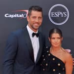 Aaron Rodgers and Danica Patrick attend the 26th annual ESPY Awards in Los Angeles