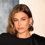 Hailey Bieber at 2023 Vanity Fair Oscar Party Hosted By Radhika Jones