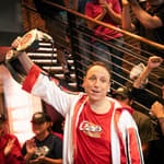 Joey Chestnut at Raising Cane's