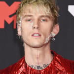 Machine Gun Kelly at 2021 MTV VMAs at the Barclays Center Brooklyn in New York City