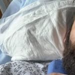 Stanislav Yanevski in hospital bed