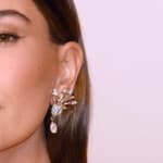 Hailey Bieber close up