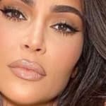 Kim Kardashian close up