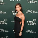Hailey Bieber attend the 2023 Baby2Baby Gala Presented By Paul Mitchell at Pacific Design Center on November 11, 2023 in West Hollywood, California. 11 Nov 2023 Pictured: Hailey Bieber. Photo credit: CraSH/imageSPACE / MEGA TheMegaAgency.com +1 888 505 6342 (Mega Agency TagID: MEGA1059341_100.jpg) [Photo via Mega Agency]