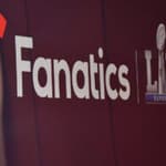 Fanatics logo during Super Bowl party.