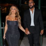 Larsa Pippen and Marcus Jordan seen holding hands while arriving at the WWHL studios in NYC