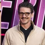 JK Rowling (left) Pedro Pascal (right)