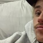 Justin Bieber taking selfie