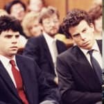 The Menendez brothers (left) Mark Geragos (right)