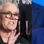 Rosie O'Donnell (left) Donald Trump (right)