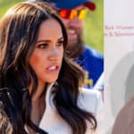 A photo collage of Meghan Markle and Pamela Anderson