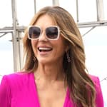 Elizabeth Hurley Lights The Empire State Building Pink In Honor Of Breast Cancer Awareness Month -NYC