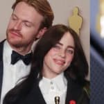 Finneas and Billie Eilish (left) Taylor Swift (right)
