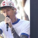MGK (left) Taylor Swift (right)